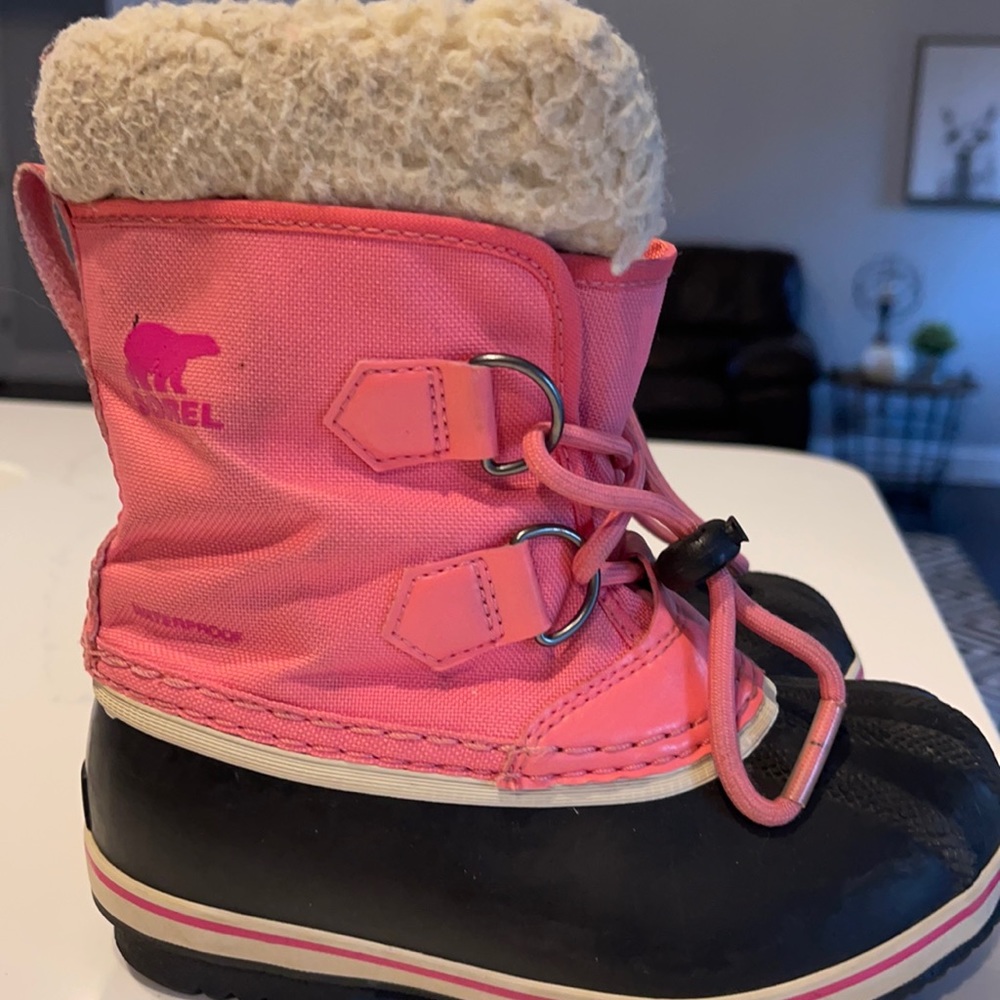 Pink Kids Sorel Winter Boots